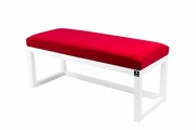 Ławka Pufa Tapicerowana Siedzisko Gładkie Czerwony LPG-2 Rozmiary od 50 cm do 200 cm Emra Wood Design