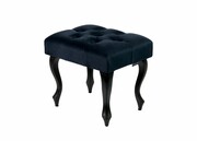 Taboret Pufa Pikowana Granatowy Guzik Kryształ LPP-0 Rozmiary Emra Wood Design