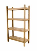 REGAŁ NA KSIĄŻKI DREWNO LITE DĄB JESION OLCHA RNK-20 Emra Wood Design