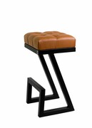 Hoker Pikowany Brązowy Ekoskóra HP-3 Emra Wood Design