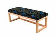 Ławka Pufa Tapicerowana Siedzisko Gładkie Pawie LPG-2 Rozmiary od 50 cm do 200 cm Emra Wood Design