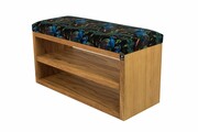 Ławka Szafka Pufa Tapicerowana Siedzisko Gładkie Pawie LGS-5 Rozmiary od 50 cm do 200 cm Emra Wood Design