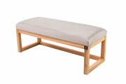 Ławka Pufa Tapicerowana Siedzisko Gładkie Srebrny LPG-2 Rozmiary od 50 cm do 200 cm Emra Wood Design