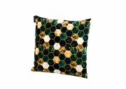 Poduszka Kwadratowa Heksagony Liście Monstery 2 Emra Wood Design