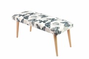 Ławeczka Pufa Tapicerowana Siedzisko Gładkie Butterfly 01 LPG-10 Rozmiary od 50 cm do 120 cm Emra Wood Design
