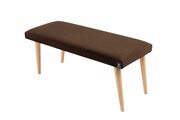 Ławeczka Pufa Tapicerowana Siedzisko Gładkie Brązowy LPG-10 Rozmiary od 50 cm do 120 cm Emra Wood Design