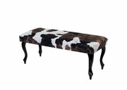 Ławeczka Pufa Tapicerowana Krowa 01 LPG-1 Rozmiary Emra Wood Design