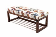 Ławeczka Pufa Tapicerowana Siedzisko Gładkie Butterfly 05 Rozmiary od 50 cm do 200 cm Emra Wood Design