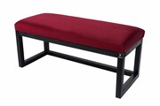 Ławka Pufa Tapicerowana Siedzisko Gładkie Bordowy LPG-2 Rozmiary od 50 cm do 200 cm Emra Wood Design