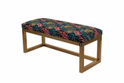 Ławka Pufa Tapicerowana Siedzisko Gładkie Kolorowe Liście LGM-2 Rozmiary od 45 cm do 200 cm Emra Wood Design