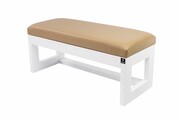 Ławka Pufa Tapicerowana Siedzisko Gładkie Ekoskóra Beż LPG-16 Rozmiary od 50 cm do 200 cm Emra Wood Design