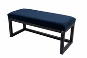 Ławka Pufa Tapicerowana Siedzisko Gładkie Granatowy LPG-2 Rozmiary od 50 cm do 200 cm Emra Wood Design