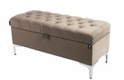Kufer Pikowany CHESTERFIELD Ciemny Beż / Model Q-1 Rozmiary od 50 cm do 200 cm Emra Wood Design
