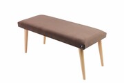 Ławeczka Pufa Tapicerowana Siedzisko Gładkie Brązowy LPG-10 Rozmiary od 50 cm do 120 cm Emra Wood Design
