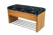 Ławka Szafka Pufa Tapicerowana Siedzisko Gładkie Pawie LGS-3 Rozmiary od 50 cm do 200 cm Emra Wood Design