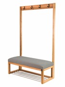 Ławka Szafka Pufa Tapicerowana Siedzisko Gładkie Pepitka Wieszak LGS-15 Rozmiary od 50 cm do 200 cm Emra Wood Design