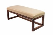 Ławka Pufa Tapicerowana Siedzisko Gładkie Ekoskóra Beż LPG-2 Rozmiary od 50 cm do 200 cm Emra Wood Design