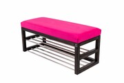 Ławka Pufa Tapicerowana Siedzisko Gładkie Różowy LPG-5 Rozmiary od 50 cm do 200 cm Emra Wood Design