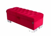 Kufer Pikowany CHESTERFIELD Czerwony / Model Q-4 Rozmiary od 50 cm do 200 cm Emra Wood Design