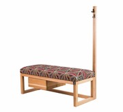 Ławka Szafka Pufa Tapicerowana Siedzisko Gładkie Malawi Wieszak LGS-13 Rozmiary od 50 cm do 200 cm Emra Wood Design