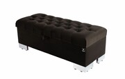 Kufer Pikowany CHESTERFIELD Brąz / Model Q-4 Rozmiary od 50 cm do 200 cm Emra Wood Design