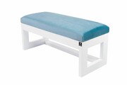 Ławka Pufa Tapicerowana Siedzisko Gładkie Jasny Błękit LPG-16 Rozmiary od 50 cm do 200 cm Emra Wood Design