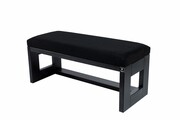 Ławka Pufa Tapicerowana Siedzisko Gładkie Czarny LPG-6 Rozmiary od 50 cm do 200 cm Emra Wood Design