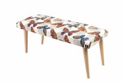 Ławeczka Pufa Tapicerowana Siedzisko Gładkie Butterfly 05 LPG-10 Rozmiary od 50 cm do 120 cm Emra Wood Design