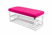 Ławka Pufa Tapicerowana Siedzisko Gładkie Różowy LPG-5 Rozmiary od 50 cm do 200 cm Emra Wood Design