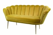 Sofa Cytrynowa Żółcień LUX-4 Emra Wood Design