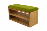 Ławka Szafka Pufa Tapicerowana Siedzisko Gładkie Zieleń Pistacja LGS-5 Rozmiary od 50 cm do 200 cm Emra Wood Design