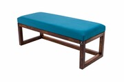 Ławka Pufa Tapicerowana Siedzisko Gładkie Turkus LPG-2 Rozmiary od 50 cm do 200 cm Emra Wood Design