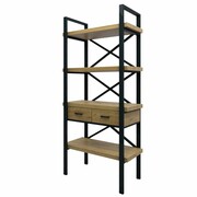 REGAŁ NA KSIĄŻKI DREWNO LITE DĄB JESION OLCHA RNK-6 Emra Wood Design