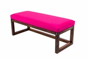 Ławka Pufa Tapicerowana Siedzisko Gładkie Różowy LPG-2 Rozmiary od 50 cm do 200 cm Emra Wood Design