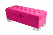 Kufer Pikowany CHESTERFIELD Różowy / Model Q-4 Rozmiary od 50 cm do 200 cm Emra Wood Design