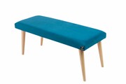 Ławeczka Pufa Tapicerowana Siedzisko Gładkie Turkus LPG-10 Rozmiary od 50 cm do 120 cm Emra Wood Design