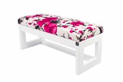 Ławka Pufa Tapicerowana Siedzisko Gładkie Marakesz Róż LPG-16 Rozmiary od 50 cm do 200 cm Emra Wood Design