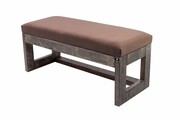 Ławka Pufa Tapicerowana Siedzisko Gładkie Brązowy LPG-16 Rozmiary od 50 cm do 200 cm Emra Wood Design
