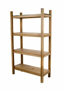 REGAŁ NA KSIĄŻKI DREWNO LITE DĄB JESION OLCHA RNK-19 Emra Wood Design