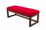 Ławka Pufa Tapicerowana Siedzisko Gładkie Czerwony LPG-2 Rozmiary od 50 cm do 200 cm Emra Wood Design
