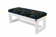 Ławka Pufa Tapicerowana Siedzisko Gładkie Pawie LPG-16 Rozmiary od 50 cm do 200 cm Emra Wood Design