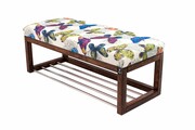 Ławeczka Pufa Tapicerowana Siedzisko Gładkie Butterfly 04 Rozmiary od 50 cm do 200 cm Emra Wood Design