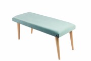 Ławeczka Pufa Tapicerowana Siedzisko Gładkie Mięta LPG-10 Rozmiary od 50 cm do 120 cm Emra Wood Design