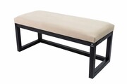 Ławka Pufa Tapicerowana Siedzisko Gładkie Beż LPG-2 Rozmiary od 50 cm do 200 cm Emra Wood Design