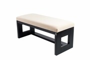 Ławka Pufa Tapicerowana Siedzisko Gładkie Beż LPG-6 Rozmiary od 50 cm do 200 cm Emra Wood Design