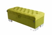 Kufer Pikowany CHESTERFIELD Zielony / Model Q-4 Rozmiary od 50 cm do 200 cm Emra Wood Design