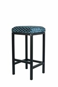 Hoker Tapicerowany Maroko Niebieski 04 HP-5 Emra Wood Design