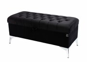 Kufer Pikowany CHESTERFIELD Czarny / Model Q-2 Rozmiary od 50 cm do 200 cm Emra Wood Design