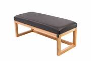 Ławka Pufa Tapicerowana Siedzisko Gładkie Ekoskóra Grafit LPG-2 Rozmiary od 50 cm do 200 cm Emra Wood Design