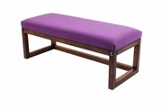 Ławka Pufa Tapicerowana Siedzisko Gładkie Fioletowy LPG-2 Rozmiary od 50 cm do 200 cm Emra Wood Design